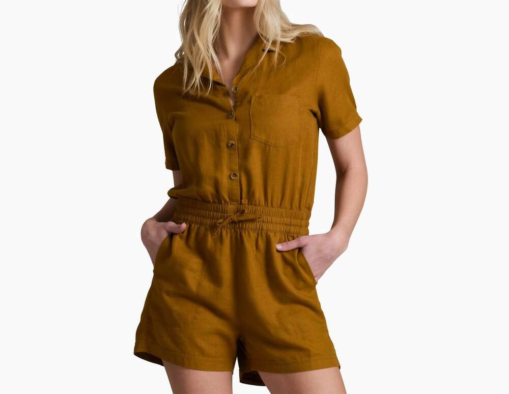 NEW KUHL fresco romper in bronze